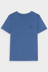 Smooth Cotton Boys T-shirt Regular Blue 4FJWAW24TTSHM1859-32S