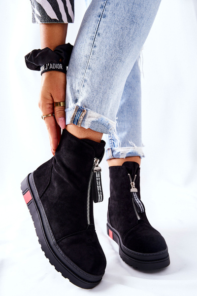 Women’s Boots On the Platform Black Charlee