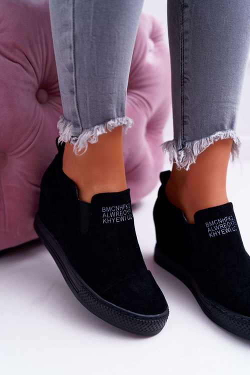 Women's Sneakers Sneakers Lu Boo Slip-on Black Kaori