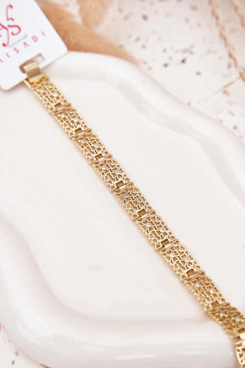 Women's bracelet made of surgical steel Gold
