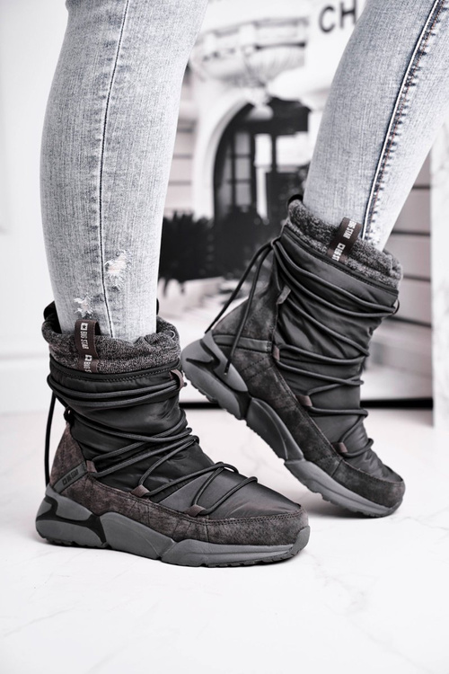 Women's Snow Boots Big Star Grey GG274629