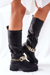 High black boots Black Cecina