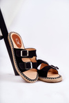 Classic Suede Women's Slippers Black Casilda