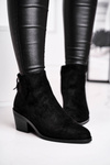 Women’s Boots Flat Heel Autumn Black Milky