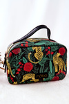 Large Cosmetic Case NOBO Leopard L0040-CM08 Black
