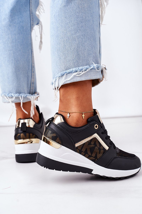 Wedge Sneakers Black Weekend