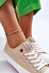 Trampki Damskie Beżowe Cross Jeans LL2R4070