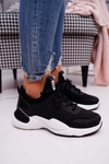 Sporty Women's Glitter Shoes Black Micron