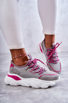 Women's Sneakers Memory Foam System Big Star KK274030 Grey