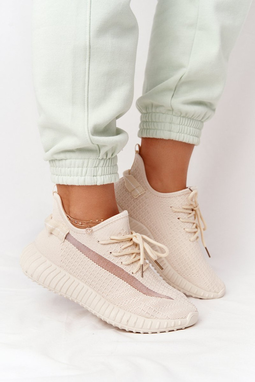 Women's Sport Shoes Sneakers Beige Amazing