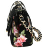 Women's Floral Handbag NOBO NBAG-F0950-C020 Black