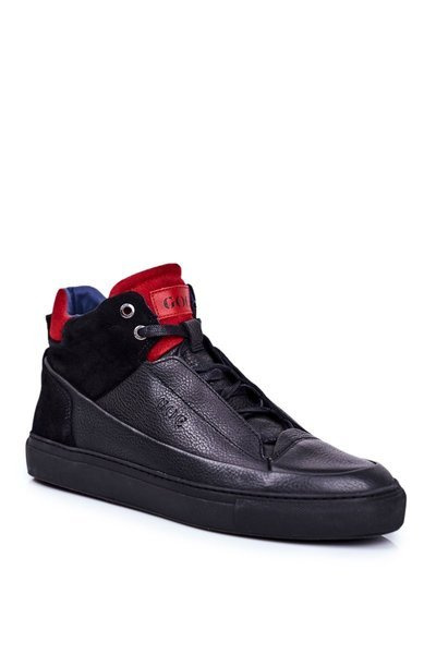Men’s Sport Shoes Leather GOE Black GG1N3114