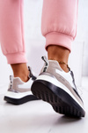 Sportowe Buty Sneakersy Big Star Biało-Czarne JJ274998