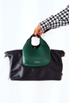 Women's Strap Handbag L2990 Nobo Black and Green
