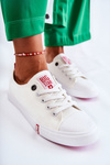 Women's Big Star Sneakers FF274087 White and Red