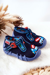 Slippers shoes Befado Concrete Mixer 110P385 Navy blue