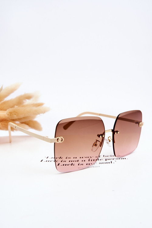 Large Women's Sunglasses 400UV E4721 Creamy