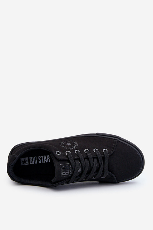 Men's Low Textile Sneakers Big Star LL174078 Black