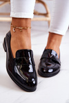 Laquered Leather Black Sherilyn Shoes
