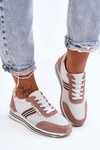 Leather Sports Shoes S.Barski AL21575 White-Pink