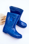 Child's Rubber Boots Blue Malvi