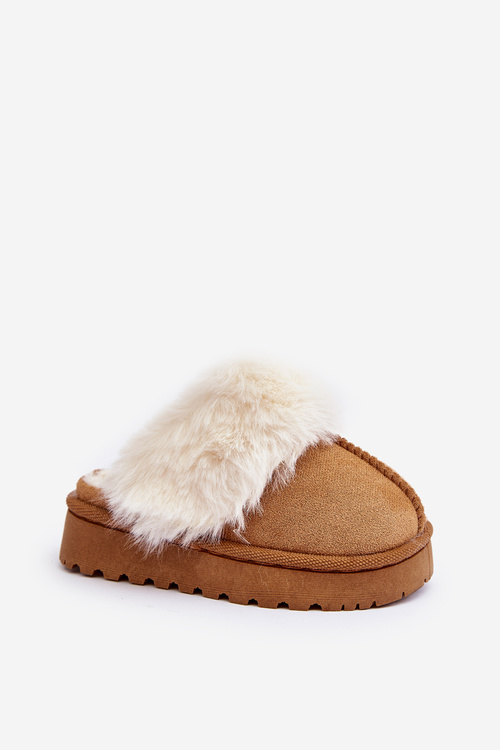 Children's Slippers With Faux Fur Birasta