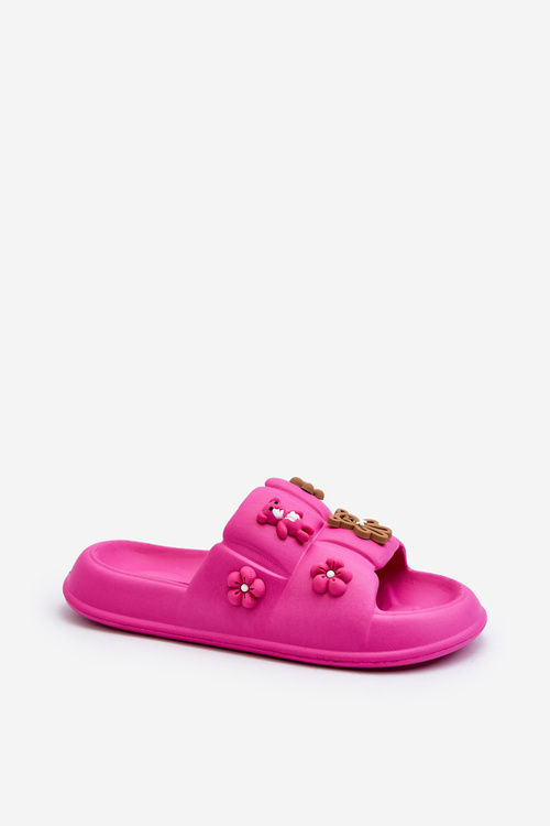 Women's Foam Slippers with Decorations Fuchsia Cambrina