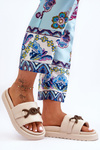 Women's Decorative Sandals Beige Verso