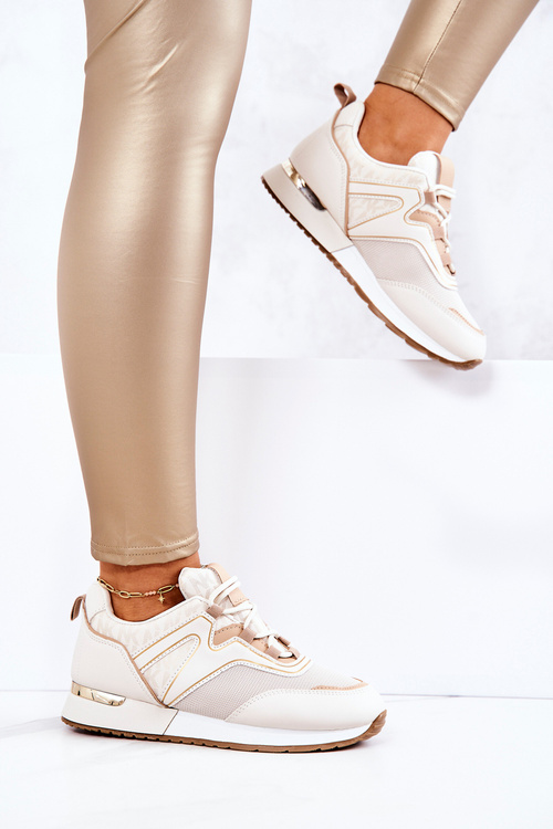 Sport Shoes On The Platform Beige Ginevra