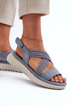 Women's Comfortable Sandals With Velcro Green Sidney