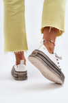 Women's Platform Sneakers GOE NN2N4054 White