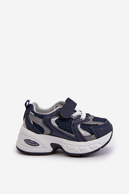 Children's Sports Sneakers with Velcro Navy Blue Rulagia