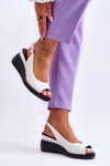 Women's Wedge Sandals Sergio Leone SK853 White