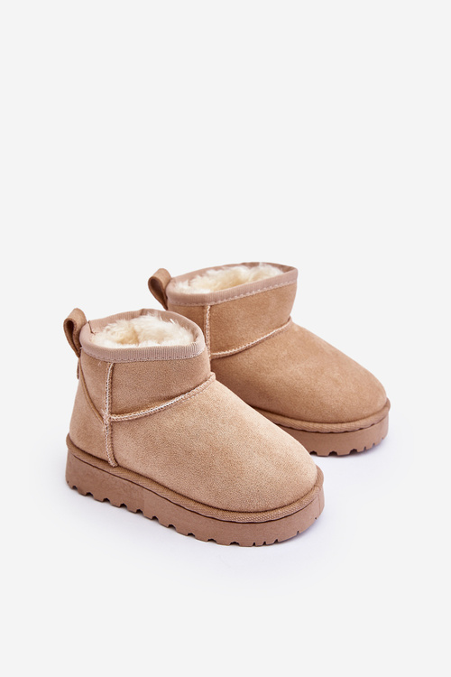 Children's Snow Boots Botki Insulated Beige Nallita