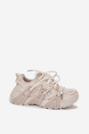 Sneakers Sports Shoes Women's Beige Tonelli