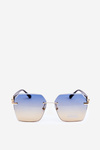 Women's Sunglasses with UV Filter Black-Golden