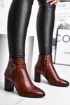 Women’s Boots On High Heel Sergio Leone Brown BT509