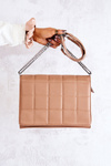 Quilted Letter Bag Beige Nerissa