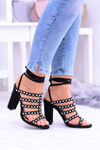 Black Women's Stiletto Sandals Ysmira
