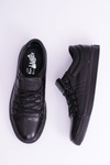 Men's Leather Tennis Shoes Black Elon
