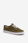 Women's Classic Dark Green Canvas Sneakers Olvali