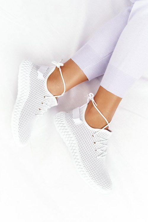 Women's Slip-on Sneakers White Run Away