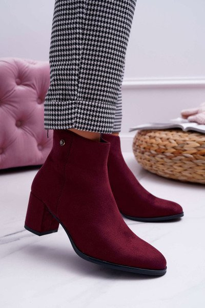 Women's Heeled Boots Sergio Leone Maroon BT520