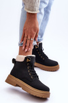 Women's Suede Trappers Black Jette