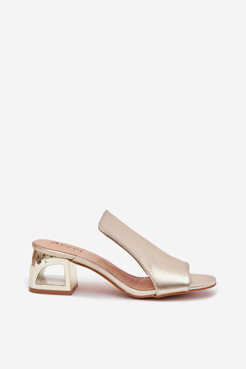 Women's Heeled Sandals Gold Tessira