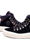 Men's Sneakers Suede Leather Big Star Black GG174330