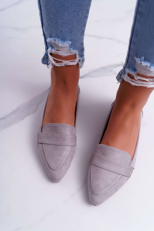 Women's Ballerina Suede Lords Grey Gretar