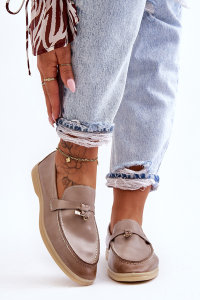 Women's Classic Moccasins Grey Cortez