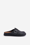 Comfortable Men's Slippers With Buckle Inblu Graphite SI000019