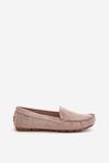 Women's Classic Beige Faux Suede Loafers Serceria